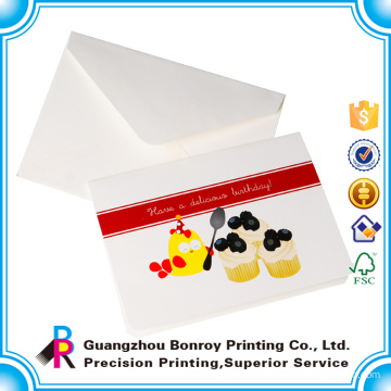 Factory supplier free sample glossy lamination wholesale high quality custom shape postcard